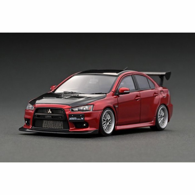 1/43 Mitsubishi 三菱 Lancer Evolution ランサーエボリューション X (CZ4A) Red Metallic ティーケー・カンパニー IG2569