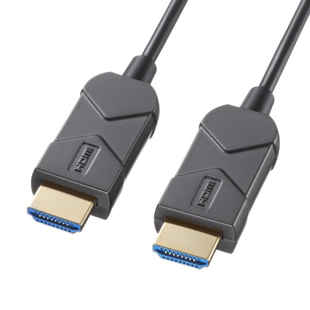 即納 代引不可 8K/60Hz 4K/120Hz対応光ファイバHDMIケーブル 10m サンワサプライ KM-HD20-UFB10LPの通販は