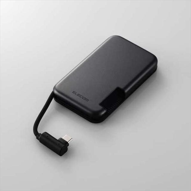即納 代引不可 外付けSSD ポータブル USB3.2(Gen2) Type-C ケーブル一体型 250GB ブラック エレコム ESD-EPB0250GBKの通販は 9,213円