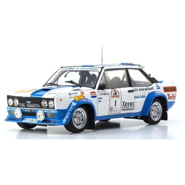 1/18 フィアット 131 アバルト 1980 1000湖 #1 ミニカー 完成品 京商 KS08376H