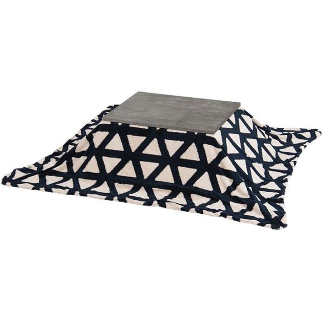 北海道・沖縄・離島配送不可 代引不可 こたつ うす掛け布団 2点セット アルラMビケ 大理石柄 北海道・沖縄・離島配送不可代引不可こたつ布団 薄掛 コタツ