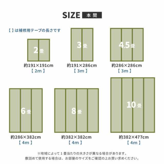 北海道・沖縄・離島配送不可 代引不可 い草 上敷き カーペット 本間8畳