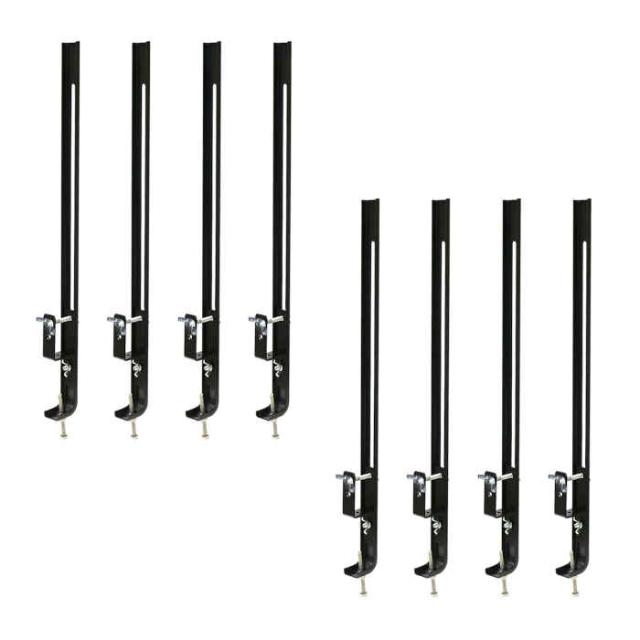 住まいスタイル 土中用支柱固定金具(4個) ブラック S-UB4514-4P メーカー直送 ラティス・フェンス支柱固定金具10cmブロック用 住まいスタイル