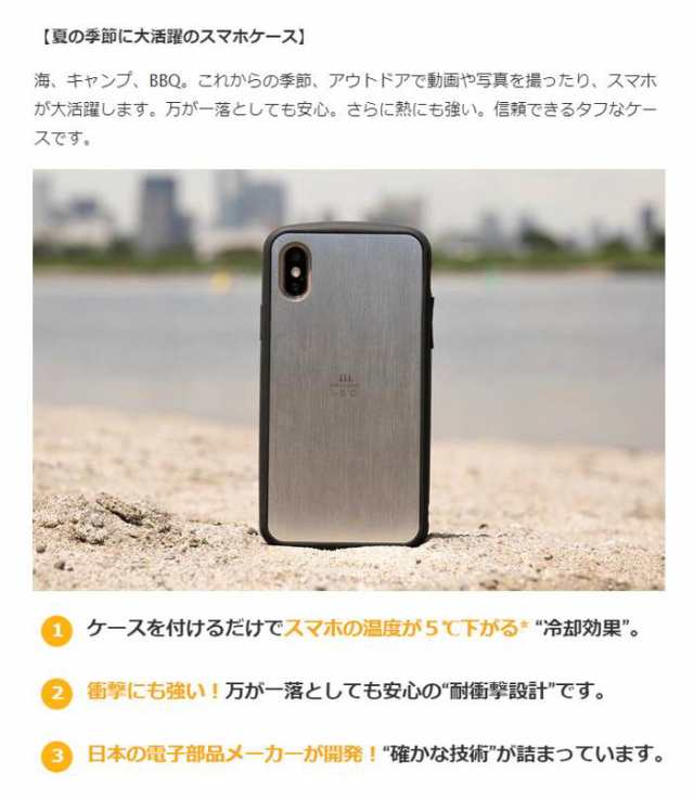 Iphone 用 ケース カバー スマホの熱が5度下がる 画期的な冷却ケース 衝撃にも強い Heatsink 5 Cool ヒートシンク サンハヤト Hs5c Clの通販はau Pay マーケット ドレスマ