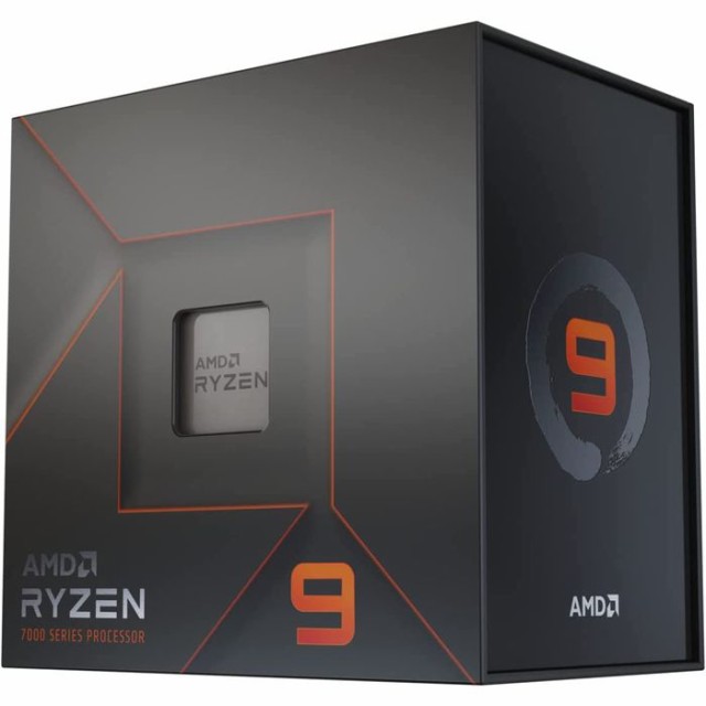 代引不可 CPU デスクトップパソコン用 AMD Ryzen 9 7900X without cooler 4.7GHz 12コア 24スレッド 64MB 170W AMD 100-100000589WOF