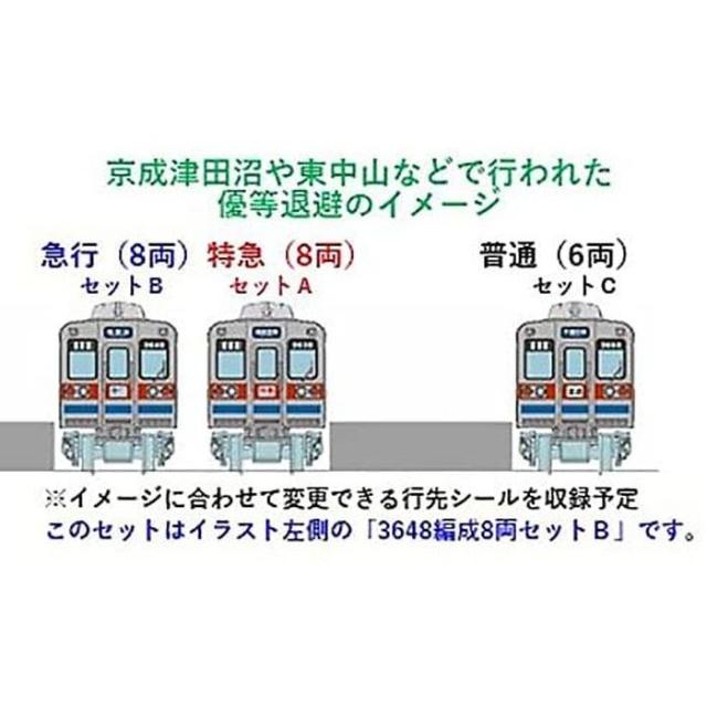 鉄道コレクション 鉄コレ 京成電鉄 3600形 3648編成 8両セット B