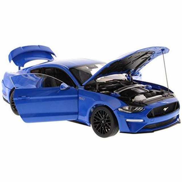 DIECAST MASTERS ダイキャストマスター 1/18 マスタング GT 左ハンドル 2019 ブルー 完成品 ミニカー 国際貿易 61003