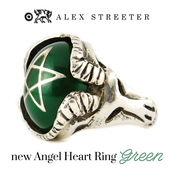 アレックスストリーター Alex Streeter NEWエンジェルハートリング 広島限定カラー B&amp;G限定カラー グリーン ブランド 代金引換不可