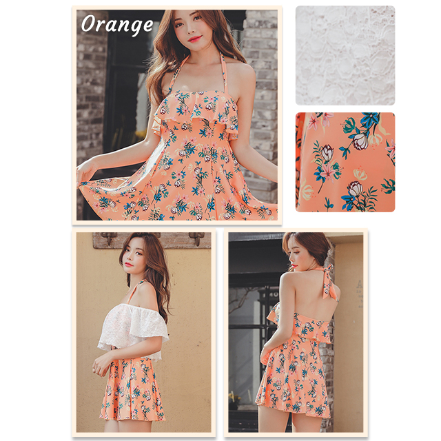 新作 水着 レディース オフショルダー ワンピース 体型カバー 花柄 レース セット かわいい トレンド Cgo Uplage アプラージュ Cv0078の通販はau Pay マーケット Uplage アプラージュ