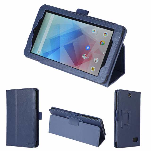 Wisers タブレットケース Fff Smart Life Connected Fff Tab7 7インチ タブレット 専用 ケース カバー 全2色 ブラック ダークブルーの通販はau Pay マーケット ワイザーズ