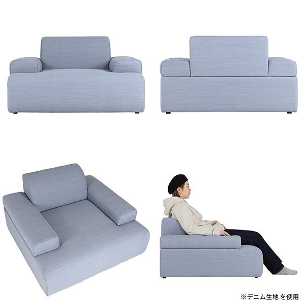 ソファー フロアソファ 1人用 ソファ 座面広い 1人 1人掛け