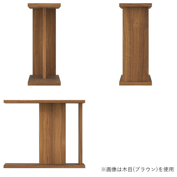 ソファーテーブル コーヒーテーブル スリム スリムテーブル コンパクト カフェテーブル 一人暮らし リビングテーブル リビング ラック 省スペース 小さめ 寝室 サイドラック ホワイト ブラック ブラウン オーク ナチュラル 幅20cm 奥行き60cm 高さ50cm 木目 ★_3