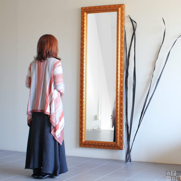 スタンドミラー 全身鏡 アンティーク調 ミラー 大型 全身ミラー 姫系 姿見 ワイドスタンドミラー 幅68cm 高さ200cm F-001SM4818  ◎の通販はau PAY マーケット - atomインテリア | au PAY マーケット－通販サイト 【日本製】全身鏡　スタンドミラー　アンティーク調