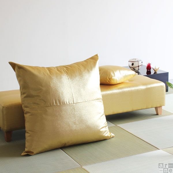 【クッションカバーのみ】 クッションカバー 83×83 83cm ジャンボクッション 西陣織風 和室 和風 おしゃれ 大きい インテリア カバー クッション 正方形 arne △_2