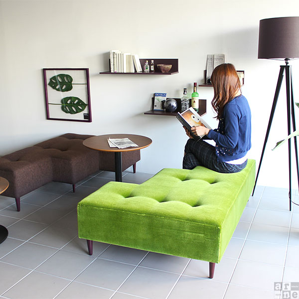 ロビーチェア 三人掛け ベンチソファ 背もたれなし L字 ソファー ベンチ モダン Step Baggy モケットの通販はau Pay マーケット Atomインテリア