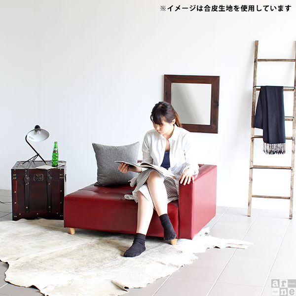 ローソファ コーナー ベンチ 椅子 片肘 ソファ 1人掛け ロータイプソファ 日本製 sofa Baggy DX-L 3×4 モケット ベロア □_3