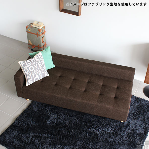 ベンチ椅子 片肘 ソファ ベンチ カフェ 北欧 待合 ロビーチェア 三人掛け Baggy DX-R 3×7 モケット ベロア □_4