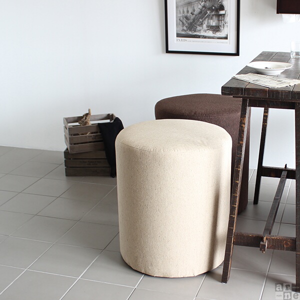 スツール ソファ 丸 椅子 ハイスツール おしゃれ 北欧 布張り