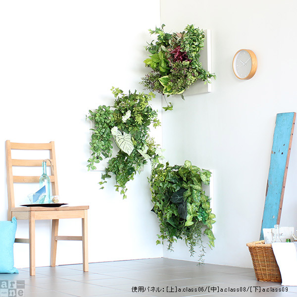 フェイクグリーン 観葉植物 光触媒 おしゃれ リアル 壁掛け パネル フェイク 消臭 室内 造花 インテリア Botanical a.class 06 》_3