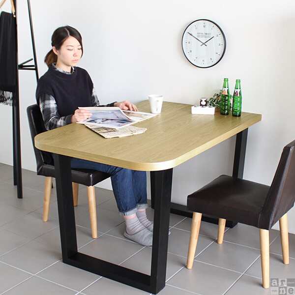 ダイニングテーブル 食卓テーブル 120cm おしゃれ 2人用 木製 デスク