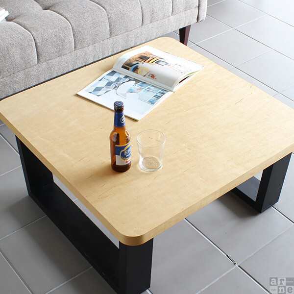 ローテーブル 高さ40 角丸 センターテーブル 木製 おしゃれ 正方形 