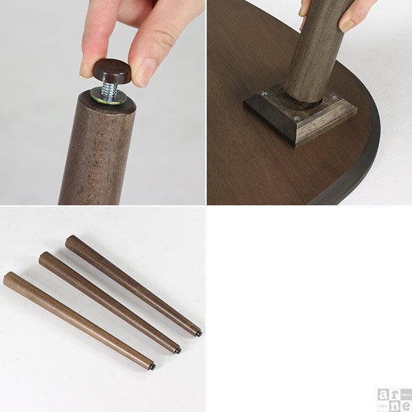 ダイニングテーブル 三角テーブル ダイニング リビングテーブル おしゃれ モダン カフェテーブル 60cm glande-V 1150×1150 三角HT ◎_3
