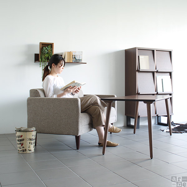 ダイニングテーブル 150 無垢 ソファテーブル 高さ60 リビングテーブル カフェテーブル 北欧 モダン glande-V 1500×600 四角HT ◎_5