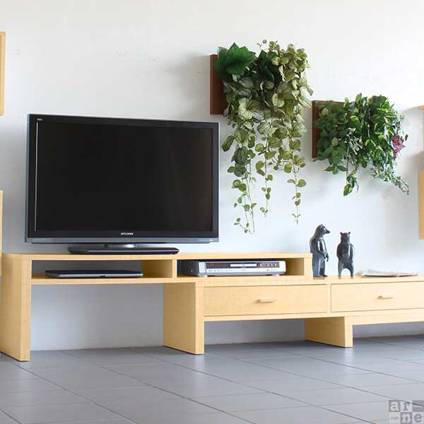 ローボード 伸縮 テレビ台 完成品 日本製 テレビボード テレビラック