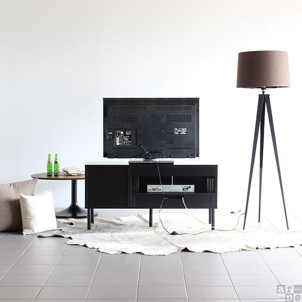 テレビ台 完成品 120 鏡面 黒 ブラック ローボード テレビボード