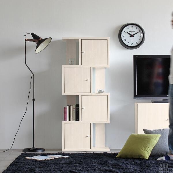 キャビネット 鏡面 おしゃれ 収納ボックス ラック 本棚 飾り棚