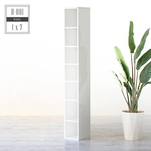 本棚 オープンラック 完成品 鏡面 壁面収納 おしゃれ ブックラック すきま収納 スリム 教科書 洗面所 リビング収納 ディスプレイシェの通販はau Pay マーケット Atomインテリア