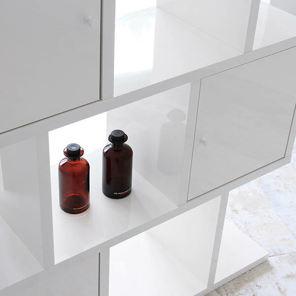 本棚 扉付 大容量 キャビネット 収納 おしゃれ ディスプレイラック