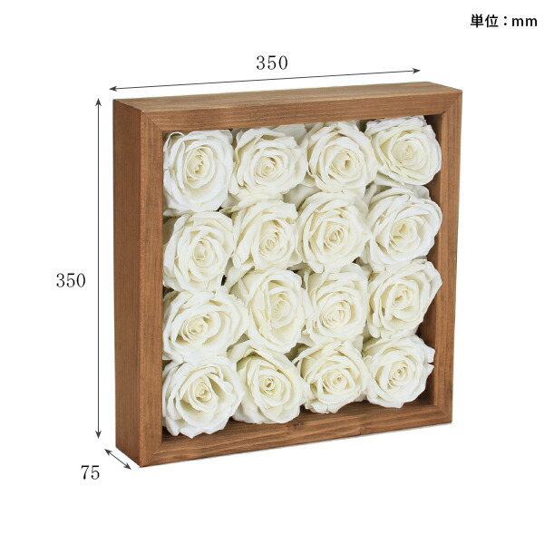 ウォールフラワー 造花 白 バラ 薔薇 インテリア 光触媒 花 フェイク