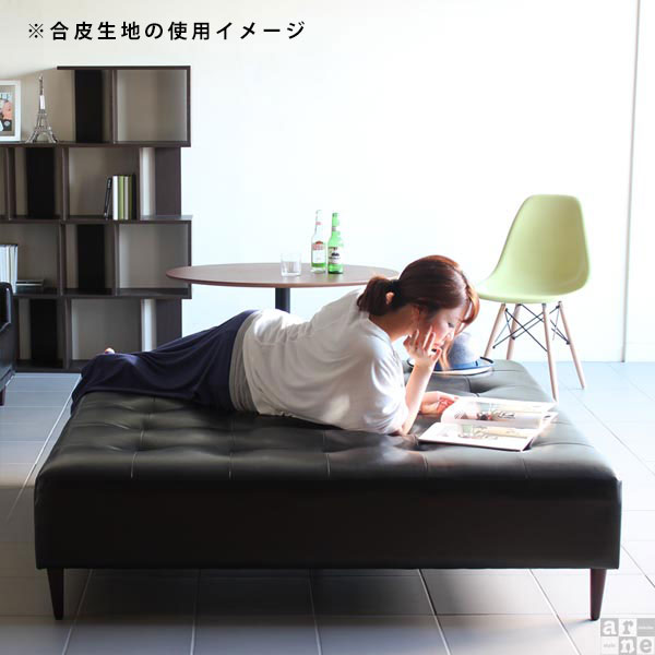 ベンチ ソファ ベンチソファー 背もたれなし ソファーベンチ ロビーチェア ロビーベンチ ソファー Baggy Cube 6×6 モダン □_5
