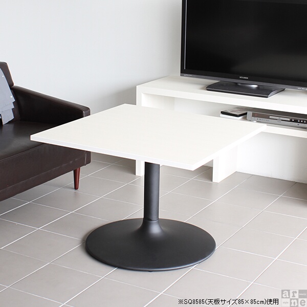 テーブル カフェテーブル 60cm 2名用 リビングテーブル おしゃれ リビング カフェ 机 シンプル 正方形 60 CT-SQ8585 Atype-H脚 □の通販は