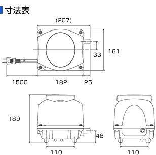 浄化槽用エアーポンプ 40l ブロアーポンプ 省エネ型 Ecomac40の通販はau Pay マーケット 水彩ねっと