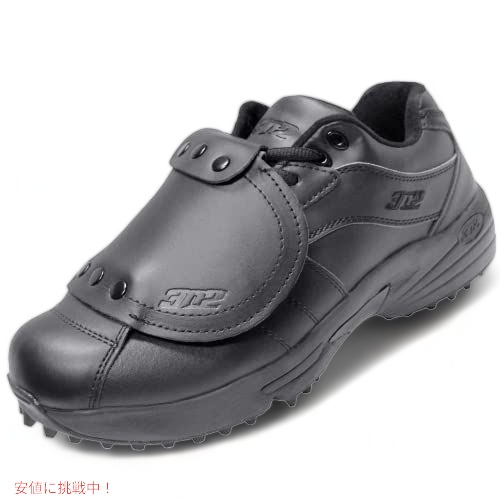 3N2 メンズ リアクション プロプレート ローシューズ USサイズ9 ブラックパテントレザー (7345-99)