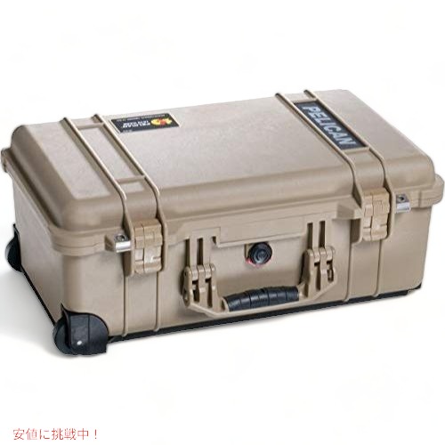 ペリカン PELICAN 1510 27L プロテクターケース フォーム付き デザートタン 1510 Case With Foam (Desert Tan)