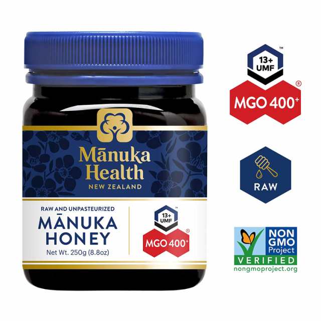 Manuka Health - MGO 400+ Manuka Honey 8.8 Ounce / マヌカヘルス MGO 400 ロー(Raw) マヌカハニー 250g ニュージーランド産