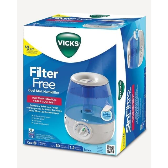 Vicks ヴィックス クールミスト式 加湿器 4.5リットル(1.2 Gallon