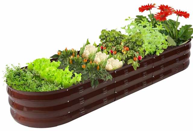 GADI ガーデンベッドキット 野菜 花 亜鉛メッキ 金属 プランター