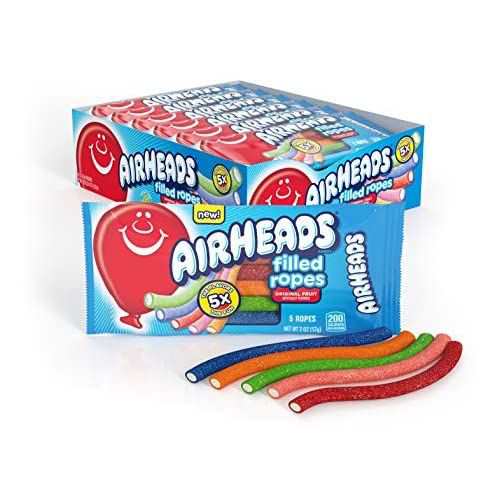Airheads キャンディバー Filled Ropes, Original Fruit, 2 Oz (Bulk Pack of 18)の通販は 5,000円