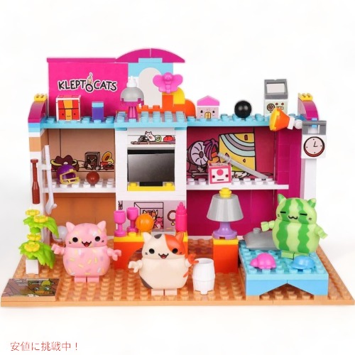 ケネックス K’NEX Kleptocats コレクター組み立てセット ベッドルーム 玩具 Collector Construction The Bedroom Scene Set