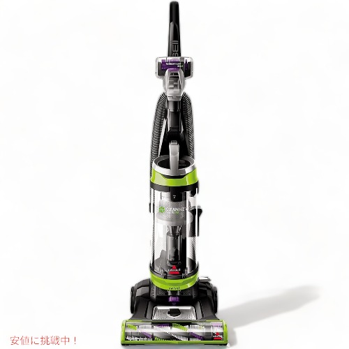 直立型掃除機 Bissell 2252 グリーン バキューム CleanView Swivel Upright Bagless Vacuum with Swivel Steering ビッセル