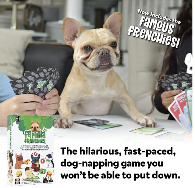 戦略カードゲーム 子供 ティーン 大人 家族向け 2-4人用 英語 Farting Frenchies by BossDogs