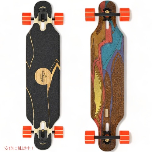 イカルスバンブー ロングボード スケートボード コンプリート Loaded Boards [カラー：Orangatang Kegel] - Flex 2 (75-200+lbs / 35-90+kg)
