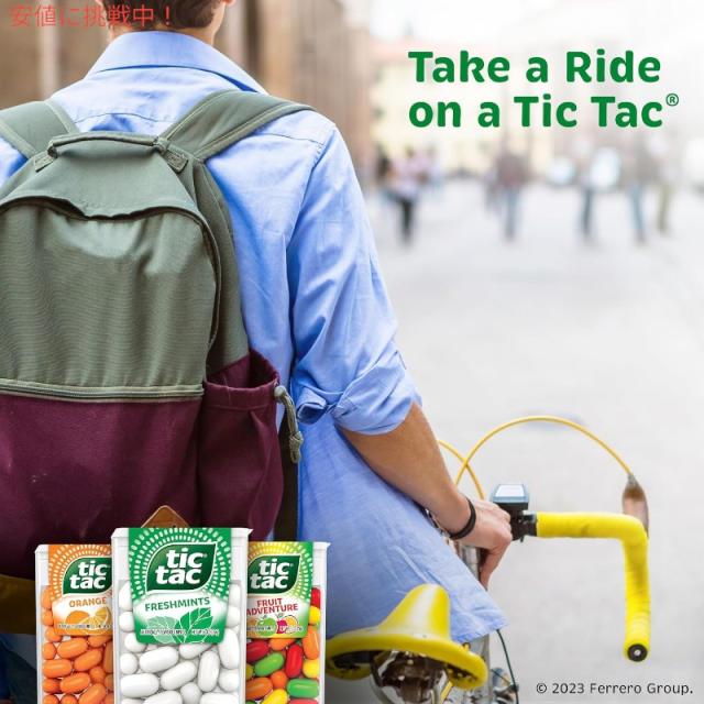 Tic Tac ティックタック ミント メガボックス バラエティパック 0.63oz x 27個 Mega Box 27 Packs Variety Mints Freshmint 17.14 Oz
