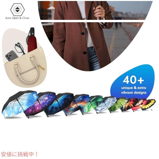 TUMELLA トゥメラ 風に最強に強い 旅行用 傘 Strongest Windproof Travel Umbrella Burgundy Red ワインレッド TUMELLA トゥメラ 風に最強に強い 旅行用 傘 Strongest Windproof