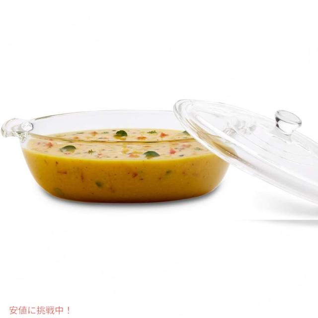 Anchor Hocking 2クォートラウンドガラスキャセロールベーキングディッシュミディアム Anchor Hocking 2 Quart Round Glass Casserole Baking Dish Medium