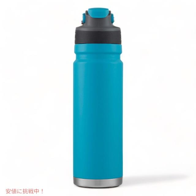 Coleman コールマン FreeFlow 真空断熱ボトル 保温 保冷 水筒 710ml ブルー 漏れ防止蓋付き FreeFlow Water Bottle 24oz_2